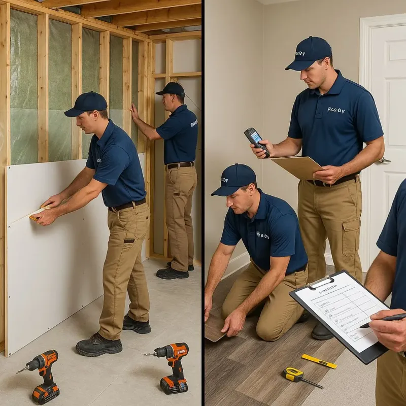 Repairs and Reconstruction process in Olive Hill, KY